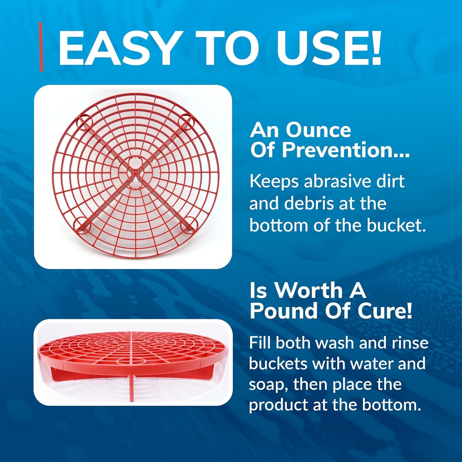 Car Wash Bucket Guard ( 2 pack )