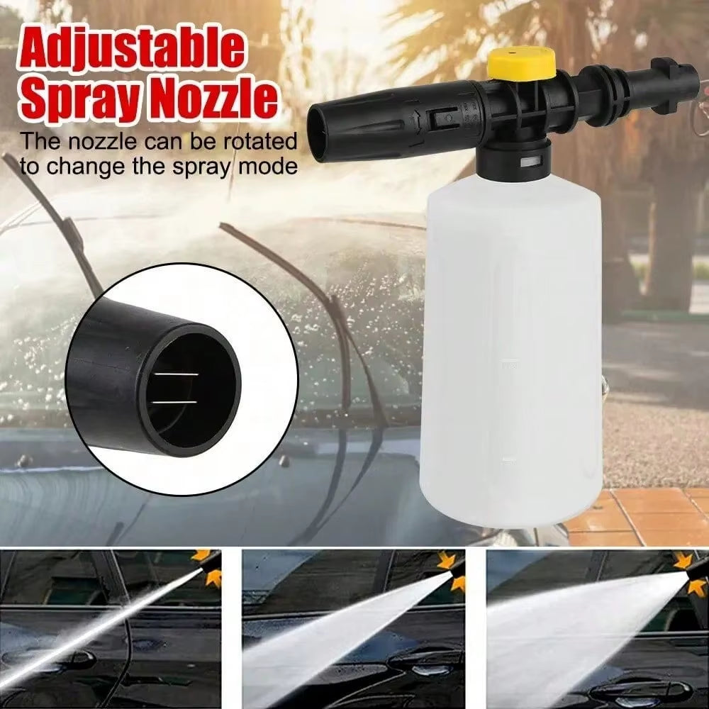 750ML Snow Foam Lance for Karcher K2 K3 K4 K5 K6 K7 Car Pressure Washers Soap Foam Generator with Adjustable Sprayer Nozzle