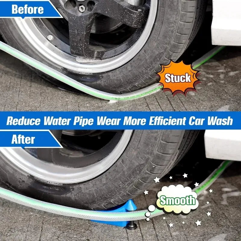 Car Hose Guide Tire Hose Roller for Car Washing Detailing Tire Hose Guide Preventing Pressure Washer Hose Stuck under the Wheels