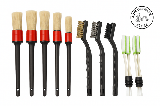 Premium Car Detailing Brush Set – 5 Brushes for Every Detail